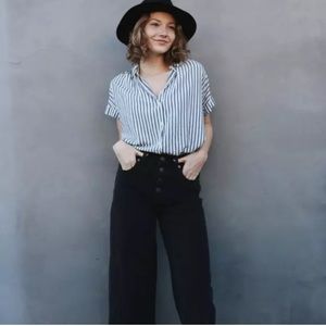 Madewell Central striped shirt dalton XS